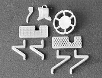 Detail Associates 6402 HO Scale Brakewheel & Gear pkg(2) -- Miner Style