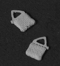 Detail Associates 7105 HO Scale Miniature Tools -- Water Bags pkg(2)