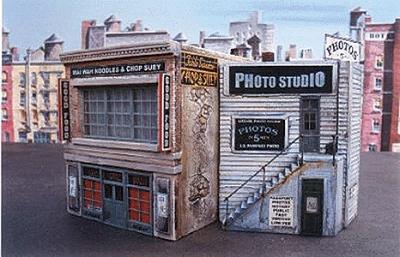 Downtown Deco 1005 HO Scale Blair Avenue Part One -- Kit - 4 x 6"  10.2 x 15.2cm