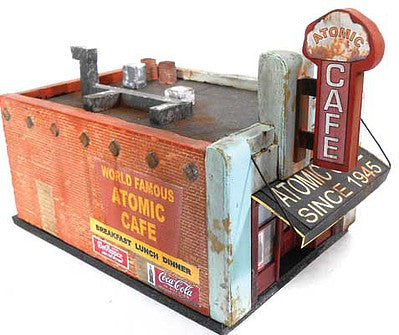 Downtown Deco 2023 N Scale The Atomic Cafe -- Cast-Hydrocal Kit - 2-1/4 x 3-1/4"  5.7 x 8.3cm