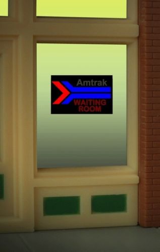 Miller Engineering 8900 O/Ho Amtrak Window Sign