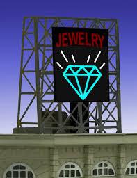 Miller Engineering 338970 N/Z Jewelry Rooftop Sign