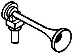 Cal Scale 423 Ho Nathan Ks-2 13'Sgl Air Horn