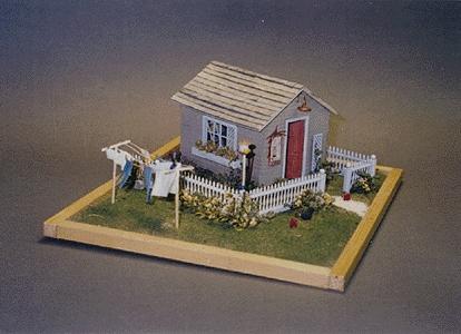 Grandt Line 3407 O Scale "Grand Little Projects" 1/4" Scale kit for Miniature Workshop -- Granny's Garden