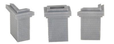 Grandt Line 3578 O Scale Brick Chimney