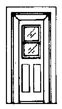 Grandt Line 5070 HO Scale Door -- DRGW Coach Ends