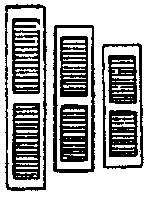 Grandt Line 5173 HO Scale Louvered Window Shutters -- 18 x 56"