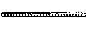 Grandt Line 5211 HO Scale Architectural Dentils