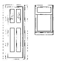 Grandt Line 52 O Scale Caboose Window & Door Set -- Colorado & Southern