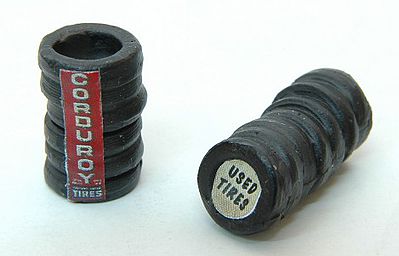 JL Innovative Design 442 HO Scale Custom Tire Stack -- pkg(2)