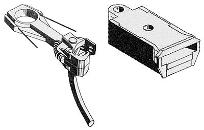 Kadee 178 HO Scale #178 Whisker(R) Scale Metal Knuckle Coupler - Kit - Magne-Matic(R) -- Medium 9/32" Centerset Shank w/#178 Scale Draft Gear Boxes - 2 Pairs