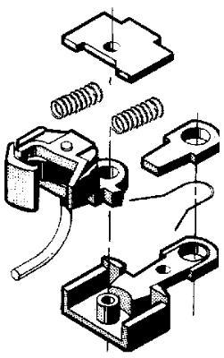 Kadee 796 G Scale Knuckle Couplers -- For LGB 0-4-0 Locomotive w/Tender Drive, LGB 0-6-2 Series "U" Locomotive