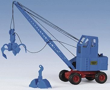 Kibri 11281 HO Scale European Construction Equipment -- Fox Excavator with Low & High Cabs