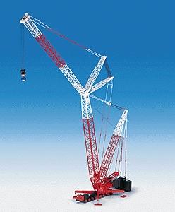 Kibri 13016 HO Scale Construction Equipment - Heavy Mobile Cranes - Liebherr -- LG 1800 "Spacelifter"