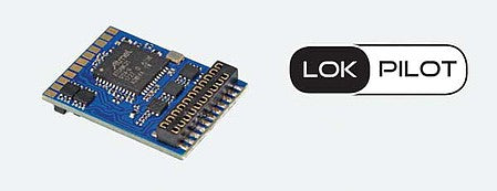 LokSound by ESU 59612 HO Scale LokPilot 5 DCC-MM-SX-M4 Multi-Protocol Control-Only Decoder -- PluX22 NEM658