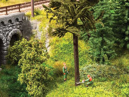 Noch 12956 N Scale Tree Cutting - Sound Scene -- 6 Lumberjacks with Chainsaws, Sound Circuit and Speaker