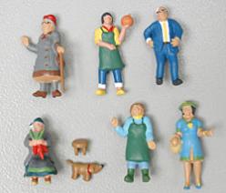 Noch 15470 HO Scale Market People -- pkg(6)