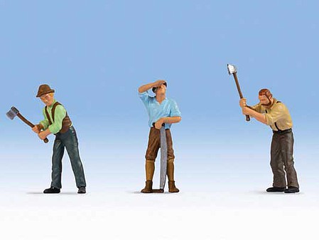 Noch 17843 O Scale Lumberjacks -- pkg(3)