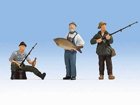 Noch 17870 O Scale Anglers - Fishermen -- pkg(3)