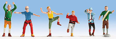 Noch 36871 N Scale Mountain Climbers -- pkg(6)