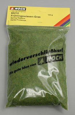 Noch 50210 HO Scale Static Grass - 3-1/2oz 100g -- Spring Green