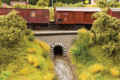 Noch 58296 HO Scale Concrete Foam Tunnel-Style Culvert -- Culvert: 3-1/8 x 1-11/16" 8 x 4.3cm