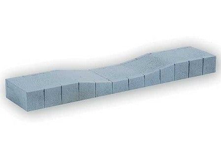 Noch 66014 HO Scale Hard-Foam Train Station Platform Straight Section with Pedestrian Ramp -- Fits Marklin C-Track - 7-1/16 x 1-1/2 x 9/16" 18 x 3.8 x 1.5cm