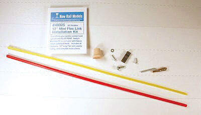 New Rail Models 40025 All Scale Blue Point(TM) Turnout Controller Mini Flex Link Kit -- 12" 30.5cm