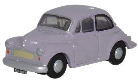Oxford Diecast NMOS001 N Scale 1948 Morris Minor Saloon - Assembled -- Lilac