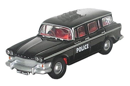 Oxford Diecast NSS004 N Scale Humber Super Snipe Station Wagon - Assembled -- Police (black)