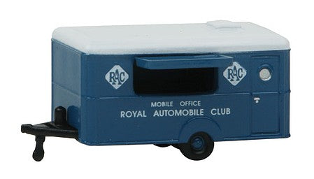 Oxford Diecast NTRAIL002 N Scale Mobile Trailer - Assembled -- Royal Automobile Club