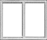 Pikestuff 2101 HO Scale Windows pkg(3) -- Vertical Pane Slide