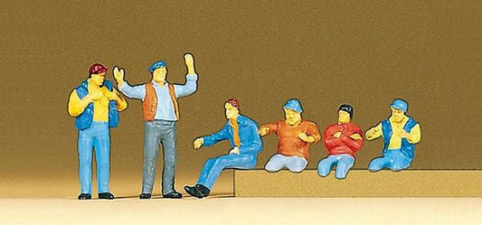 Preiser 10038 HO Scale People Working -- Truck Drivers