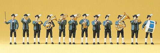 Preiser 10250 HO Scale Band -- Bavarian pkg(12)