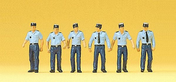 Preiser 10341 HO Scale Police -- French Assorted