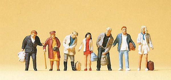 Preiser 10400 HO Scale Pedestrians -- Standing Commuters