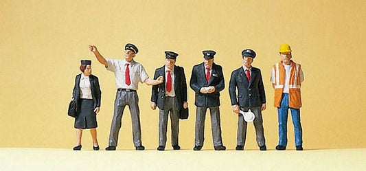 Preiser 10410 HO Scale Railroad Personnel -- Railway Workers Great Britain