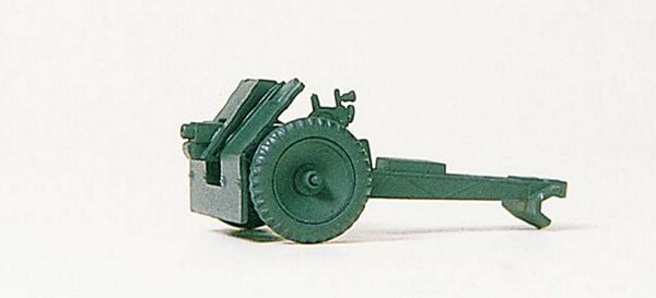 Preiser 16581 HO Scale Military - Former German Army WWII - Light Artillery -- 7.5cm le IG 18 - Deployed for Action