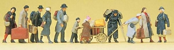 Preiser 16802 HO Scale Exclusive Series -- Refugees