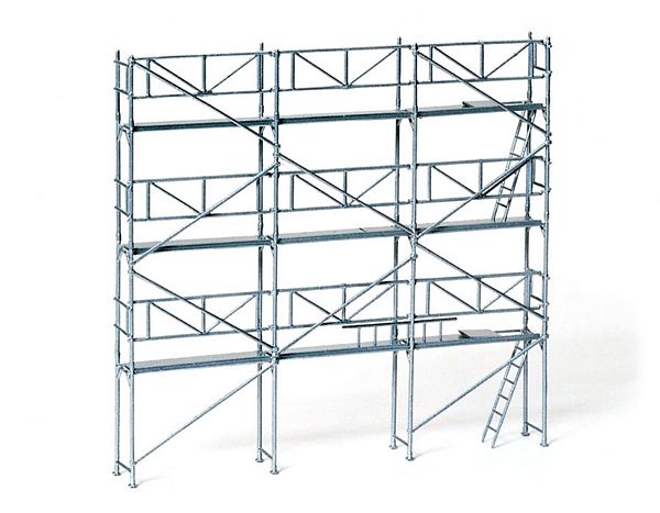 Preiser 17180 HO Scale Construction Equipment -- Scaffolding Kit