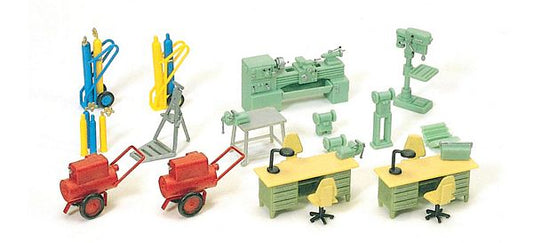 Preiser 17185 HO Scale Workshop Equipment