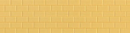 Preiser 19608 HO Scale Long Rectangular Tile Flooring or Wall -- Sand 3-3/4 x 3-3/4" 9.5 x 9.5cm pkg(3)