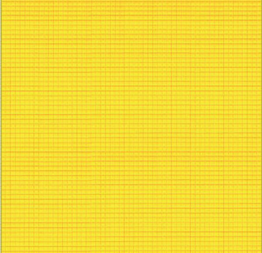 Preiser 19616 HO Scale Small Square Tile Wall -- Yellow 3-3/4 x 3-3/4" 9.5 x 9.5cm pkg(3)