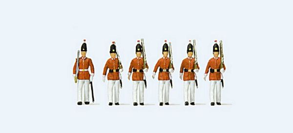 Preiser 24641 HO Scale King's Guard -- pkg(6)