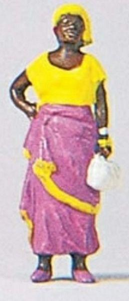 Preiser 29047 HO Scale Individual Figure - Pedestrian -- African Woman