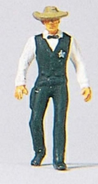 Preiser 29051 HO Scale Individual Figure - Emergency Services -- Sheriff - "5 To 12"