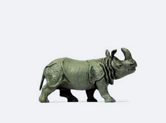 Preiser 29501 HO Scale Animal -- Indian Rhinoceros #1