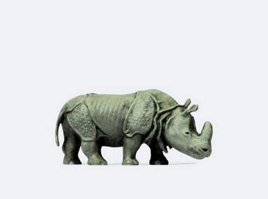 Preiser 29502 HO Scale Animal -- Indian Rhinoceros #2