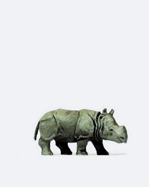 Preiser 29503 HO Scale Animal -- Baby Indian Rhinoceros