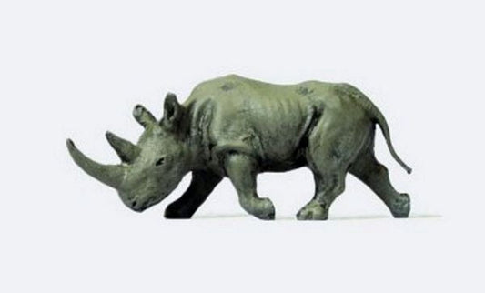 Preiser 29522 HO Scale Animal -- African Rhinoceros #2